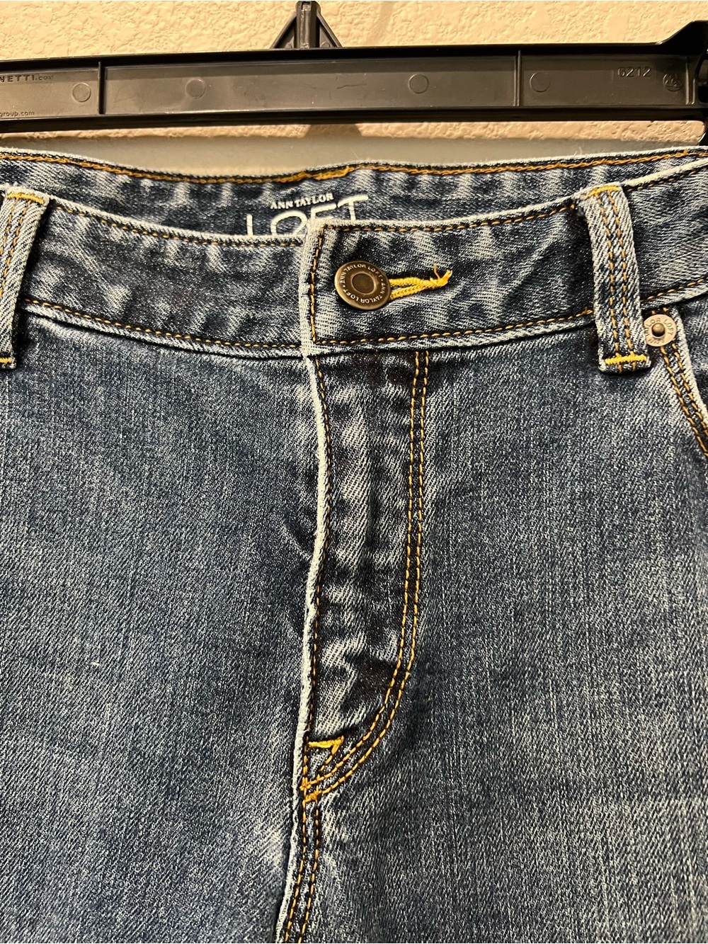 LOFT Women’s Bootcut Jeans - Mid & Dark Wash - Picture 6 of 12